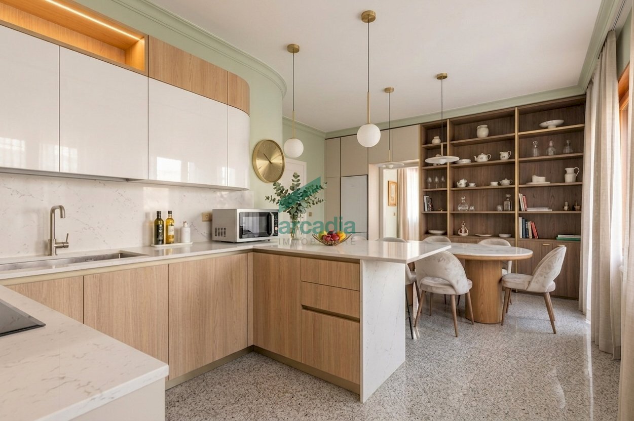 ipotesi di arredo cucina - Four-room apartment Via Rosario Livatino 9, Bari - photo 3