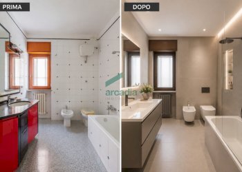 bagno prima e dopo via livatino - Four-room apartment Via Rosario Livatino 9, Bari - photo 15