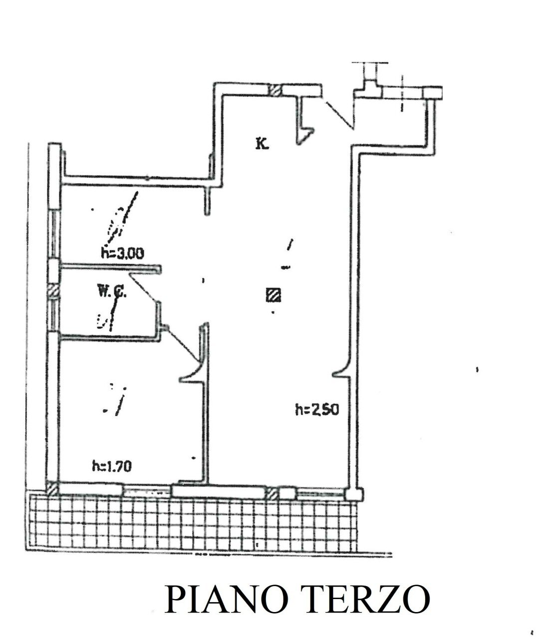 planimetria - Attic Via Settevalli 136, Perugia - floor plans 1