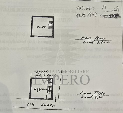 planimetria - Villa Via Nuova 12bis, Isolabona - floor plans 1