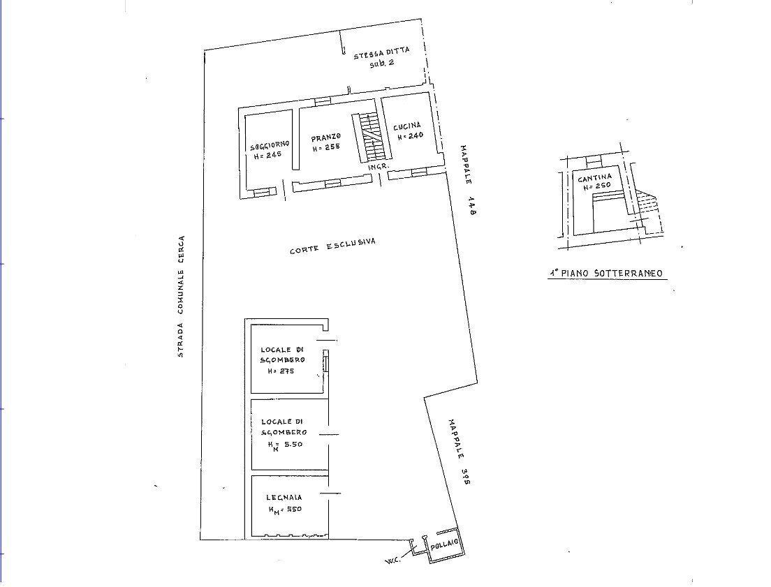 1.jpg - Terratetto - Terracielo all'asta Strada Comunale Cerca 14, Tortona - planimetria 1