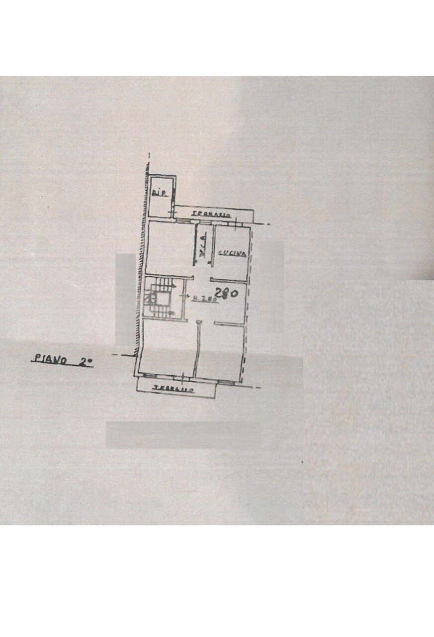 planimetria - Four-room apartment Via Wangen, Prato - floor plans 1