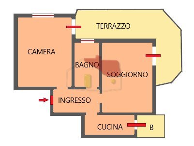 PLAN CL.png - Bilocale Via Padre Semeria 400, Sanremo - planimetria 1