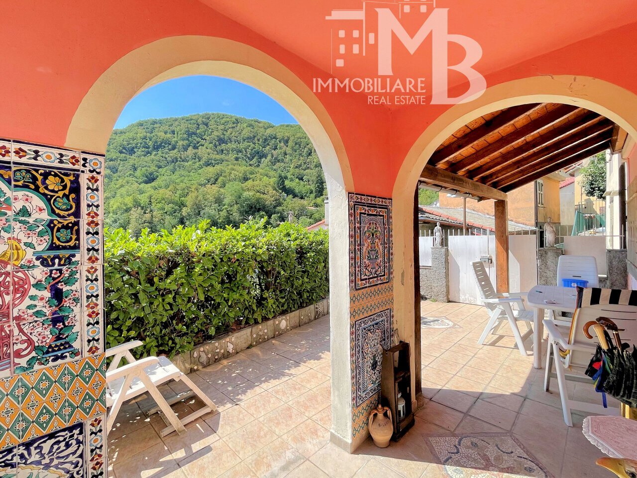 PORTICATO E TERRAZZO - Semi-detached house Frazione Pannesi 107, Lumarzo - photo 1