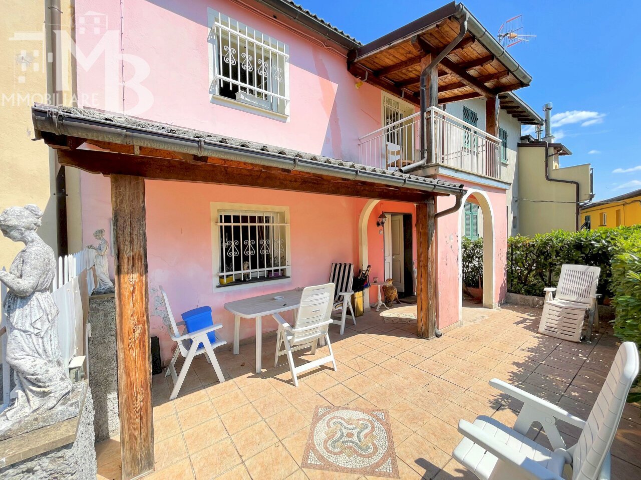 FACCIATA E TERRAZZO - Semi-detached house Frazione Pannesi 107, Lumarzo - photo 3