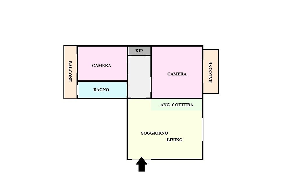 PLAN.jpg - Appartamento Strada di Lanzo 140/A, Torino - planimetria 1