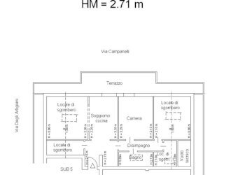 planimetria - Trilocale Via degli Artigiani, Oristano - foto 13