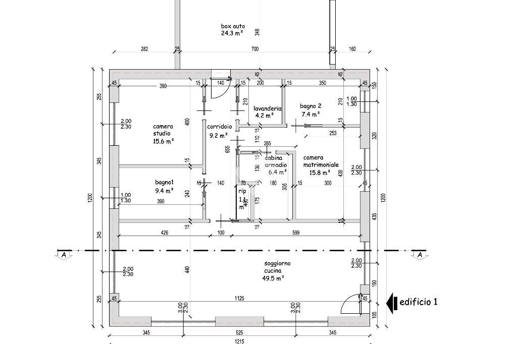 Villa Borgata Combacalda, Giaveno - planimetria 1