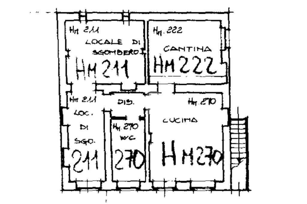 Rustico Via Ceretta Inferiore, San Maurizio Canavese - planimetria 1
