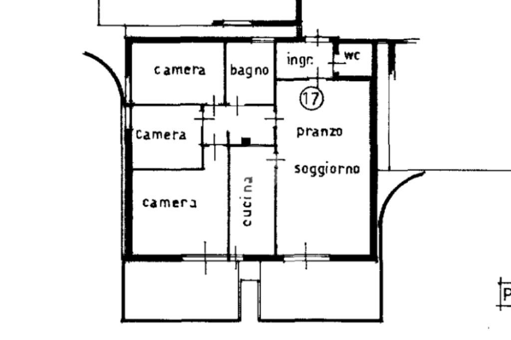 Quadrilocale Via Salvador Allende, San Mauro Pascoli - planimetria 1