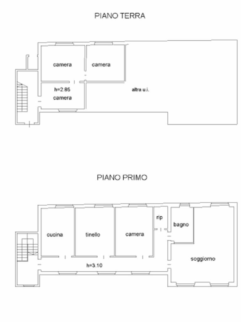 Villa Via Monte Grappa, Galliate - floor plans 1