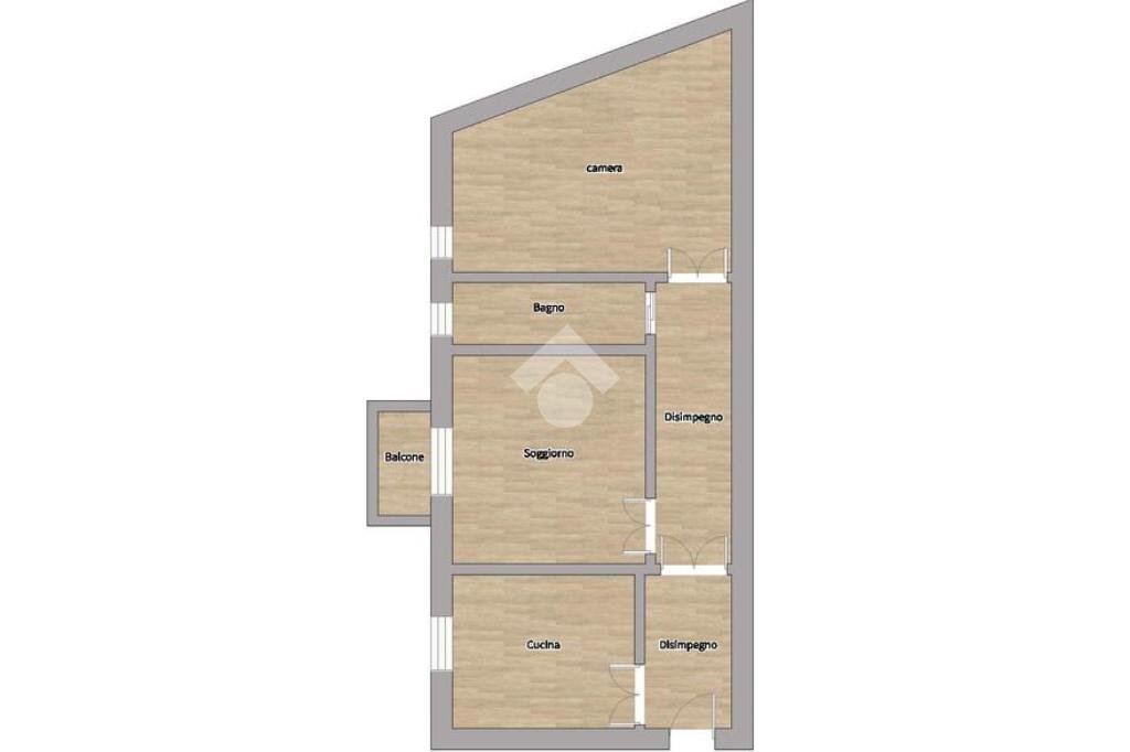 Bilocale Via Sebenico, Milano (zona Isola) - planimetria 1