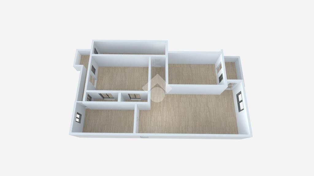 Quadrilocale Via Buenos Aires, Torino (zona Santa Rita) - planimetria 1