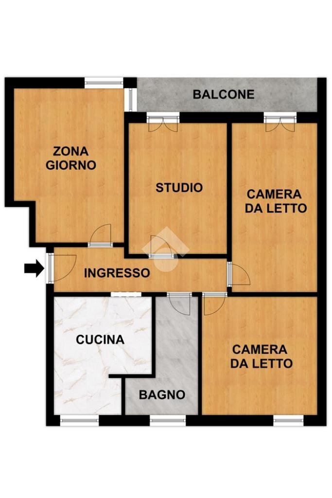 Appartamento Via Chiavella, Savona - planimetria 1