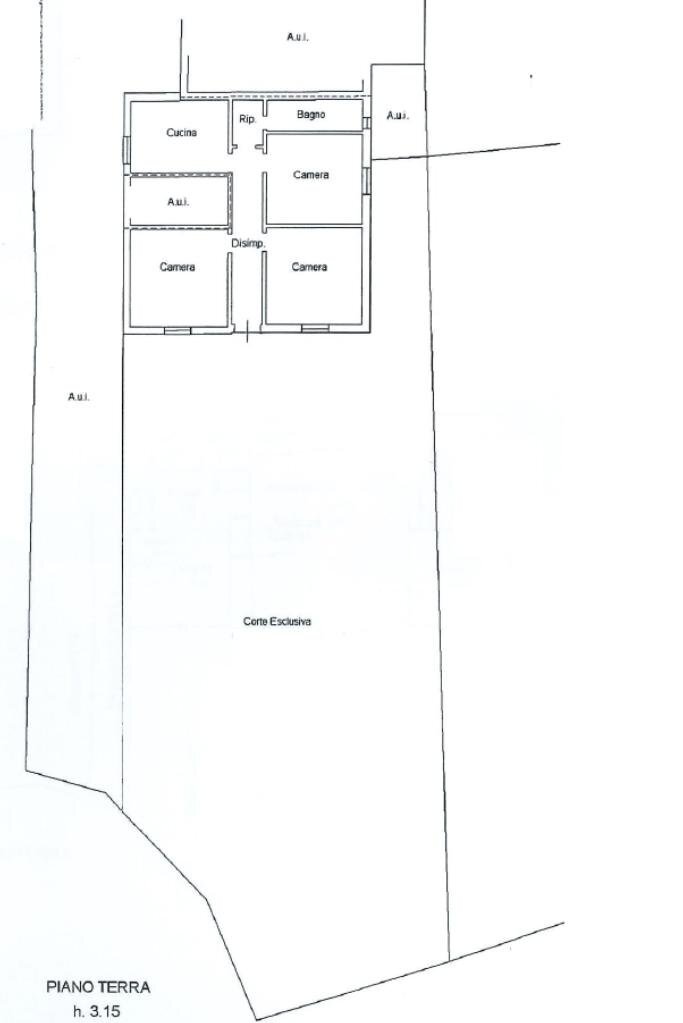 Quadrilocale Via Carraia Bezzi, Ravenna (zona Santerno) - planimetria 1