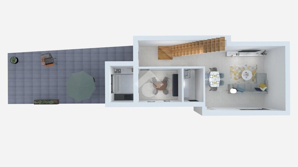 Semi-detached house Via Alfieri di Sostegno, Santena - floor plans 1