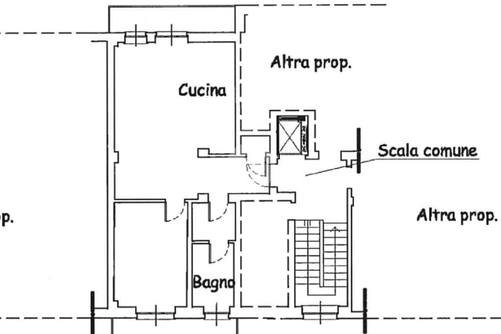 Bilocale Via Mabellini, Savigliano - planimetria 1