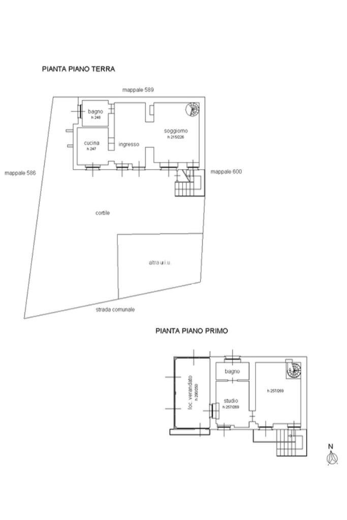 Semi-detached house Via Bella Caterina, Rocchetta Tanaro - floor plans 1