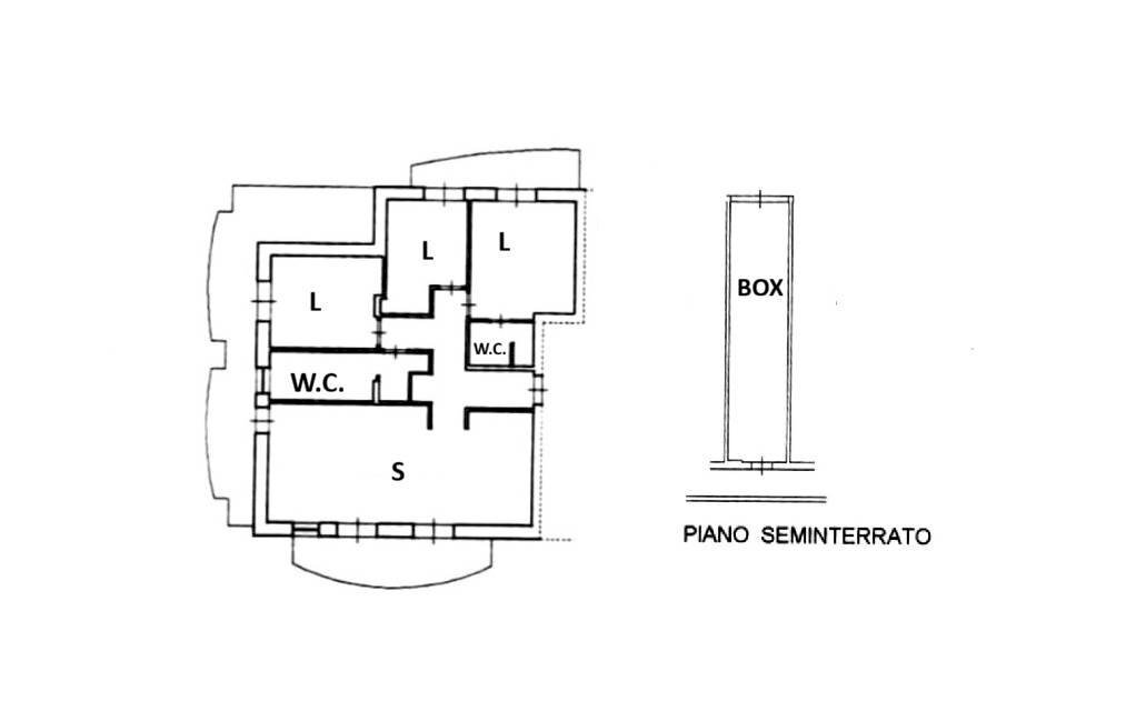 Four-room apartment Via Pietro Biancofiore, Martina Franca - floor plans 1