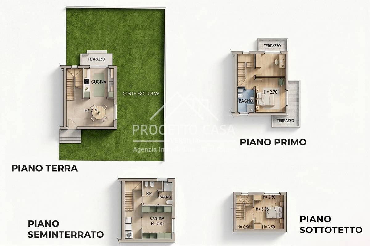 Foto 40 - Independent house VIA ELETTICA, Viareggio - floor plans 1