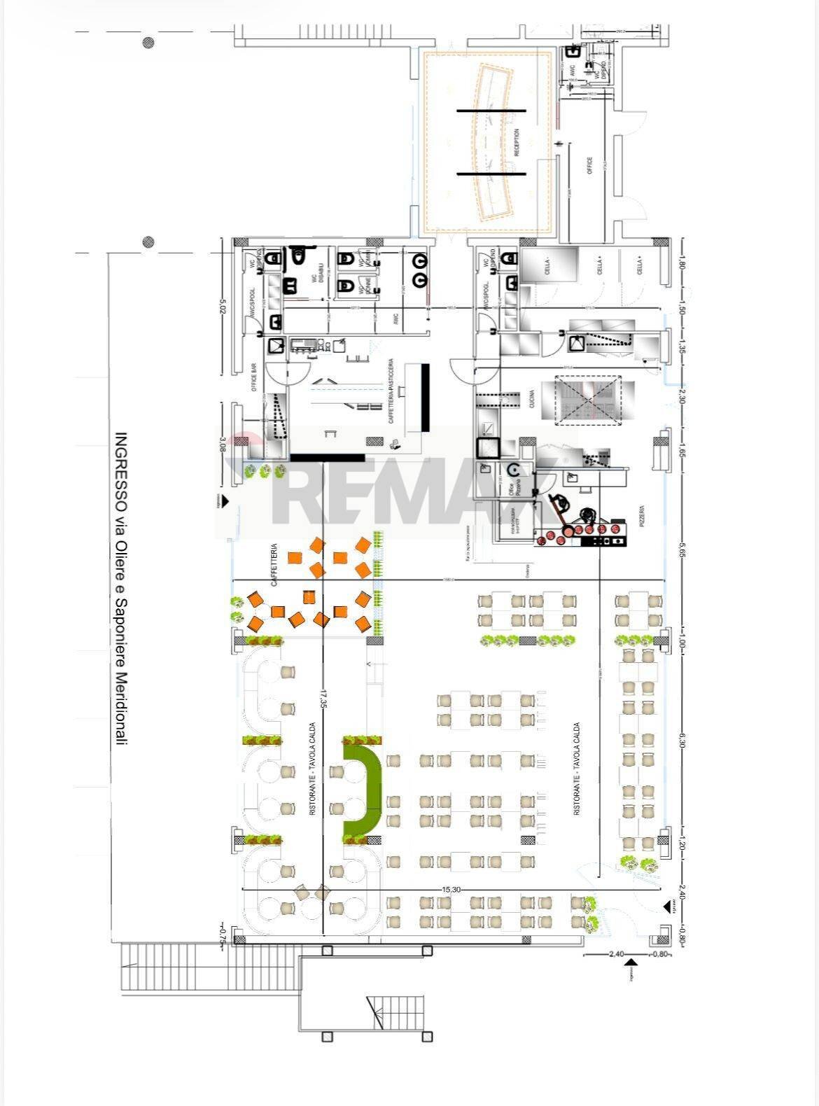 Pianta 2D - Commercial Premises Via Oliere e Saponiere Meridionali
snc, Molfetta - photo 2