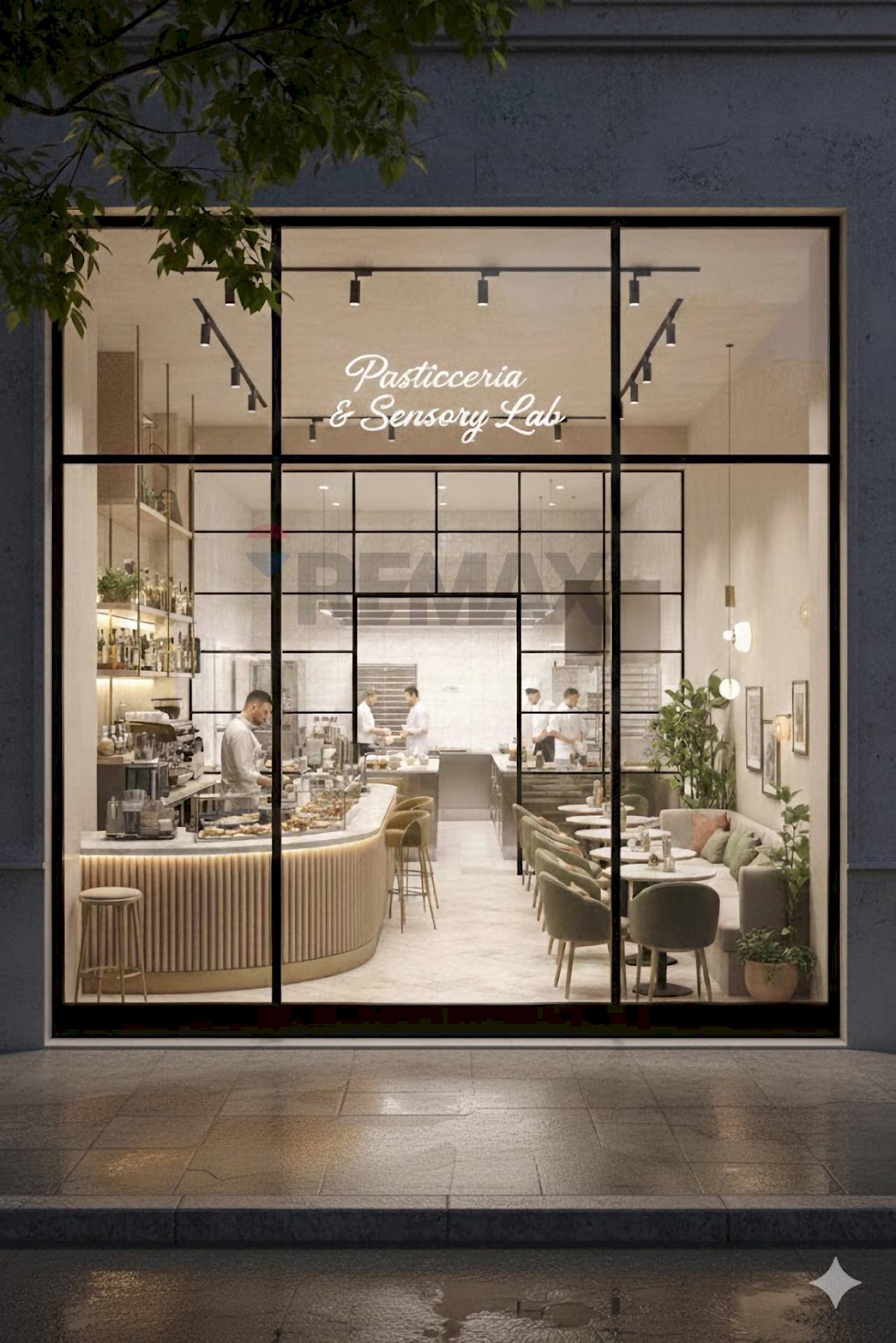 renderig vetrina - Commercial Premises Via Abate Giacinto Gimma
 
175, Bari - photo 3