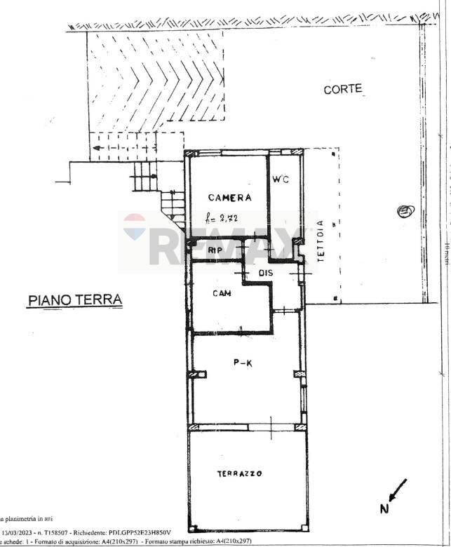Pianta 2D - Apartment via Contrada Scafa, Capo d'Orlando - floor plans 1