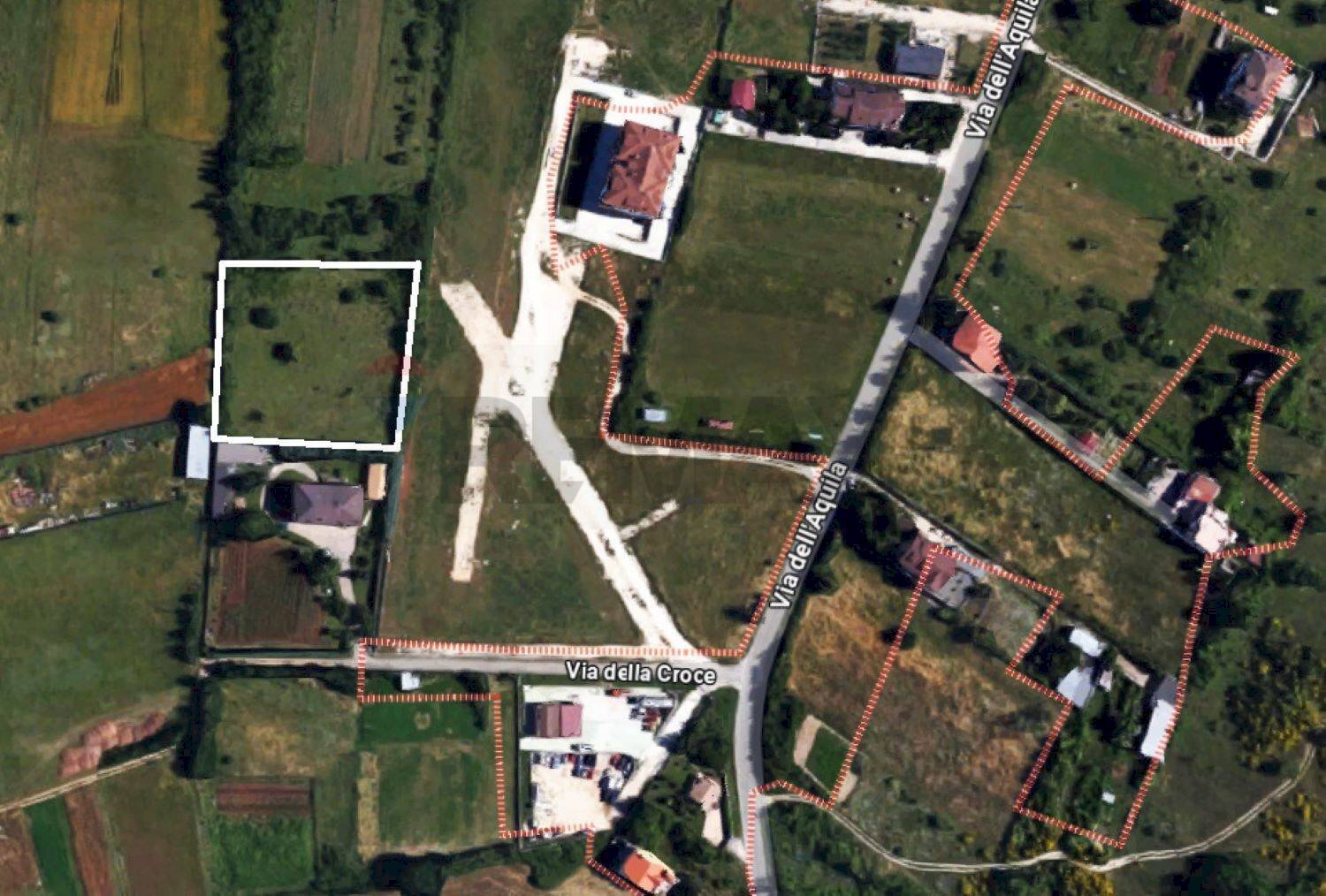 Posizione della mappa - Terreno edificabile Via dell'Aquila
 
58, Pizzoli - foto 2