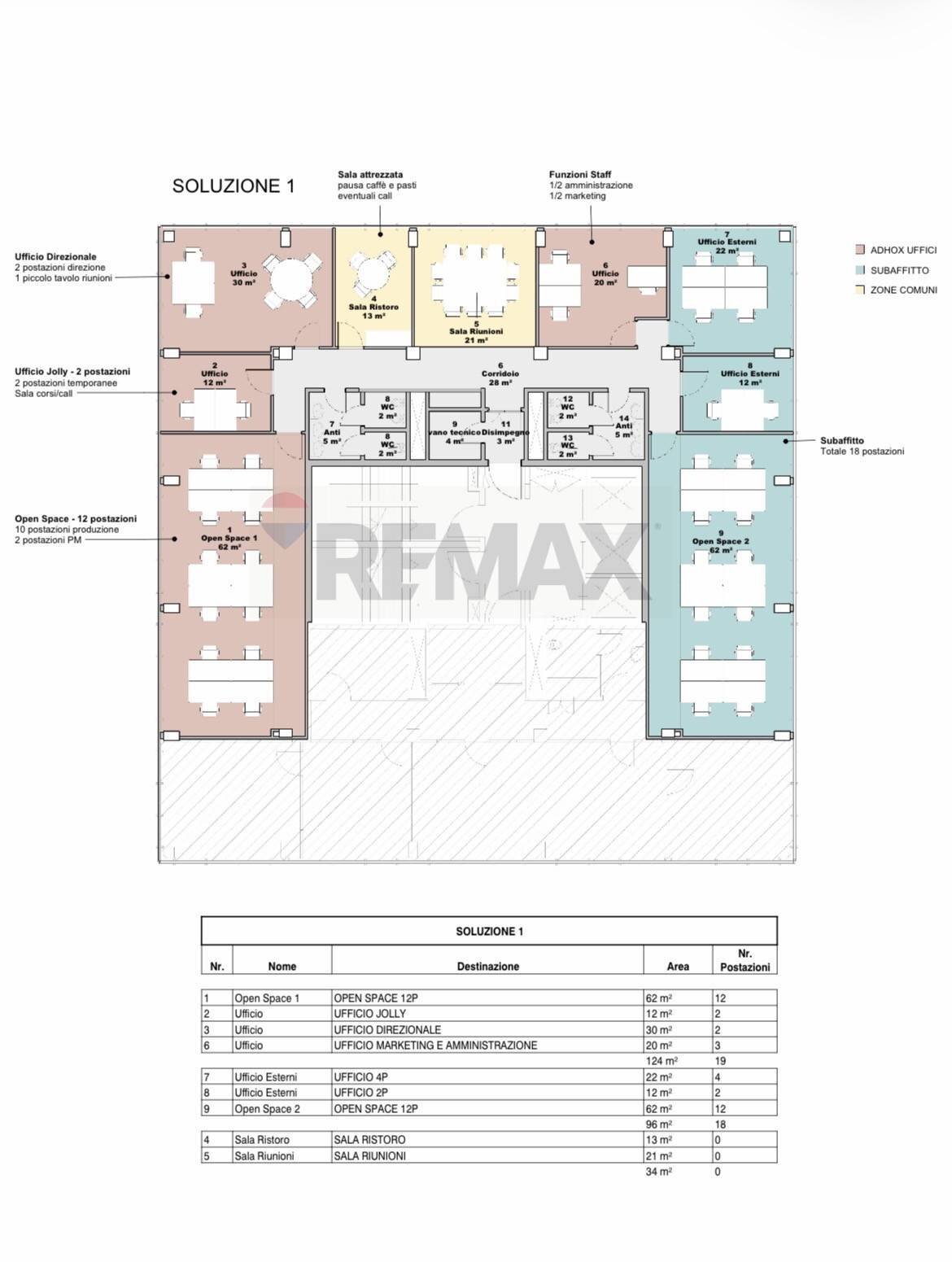 Pianta 2D - Ufficio Padova - planimetria 1