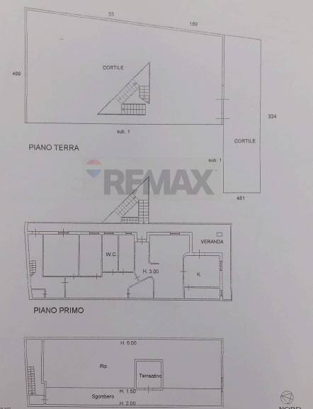 Pianta 2D - Independent house c.da Vigna del conte, Comiso - floor plans 1