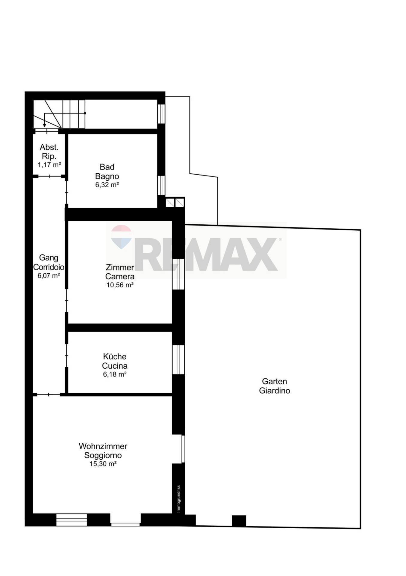 Pianta 2D - Appartamento Torri del Benaco - planimetria 1