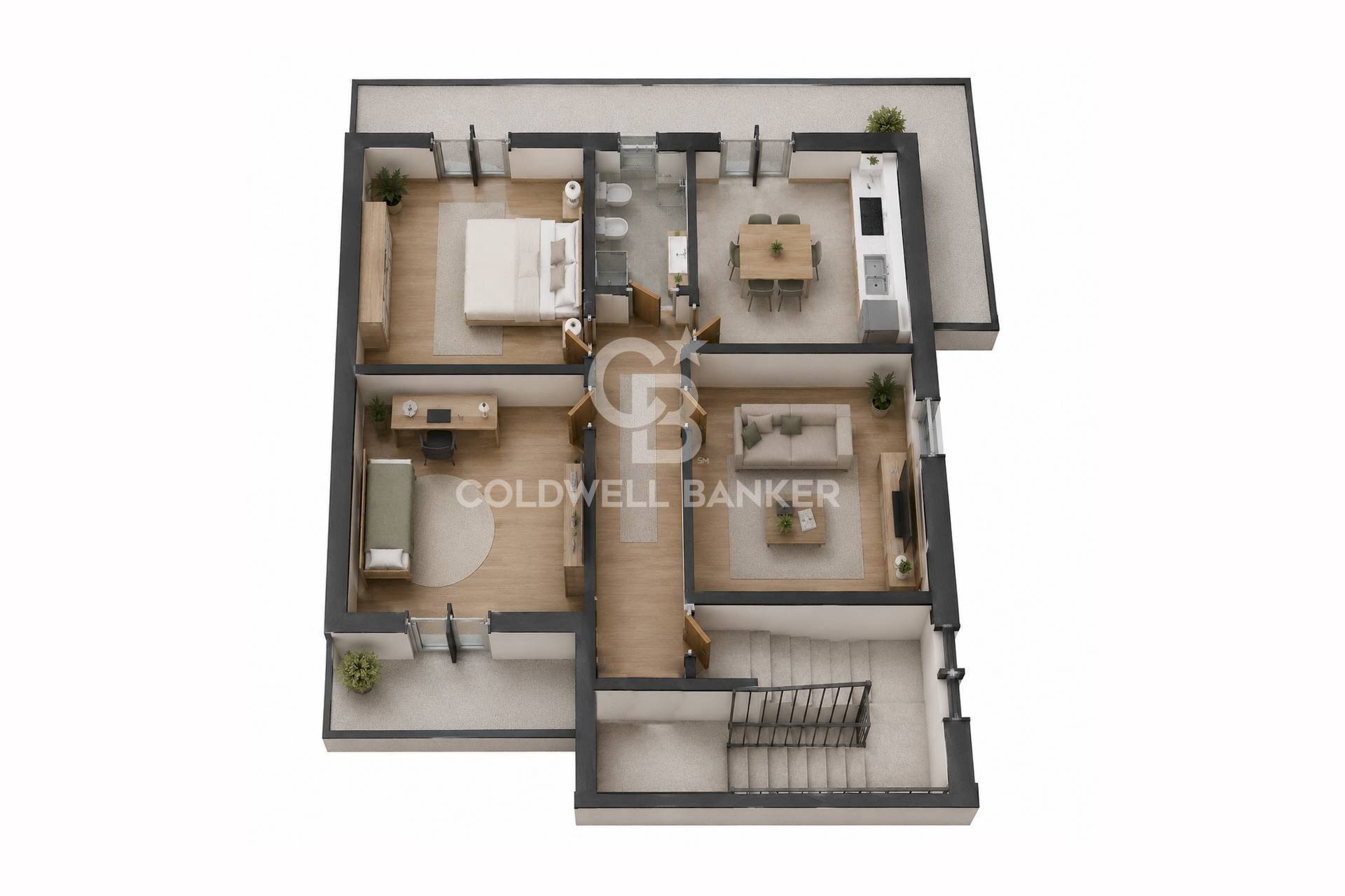 Foto 1 - Three-room apartment Via Scale Sant'Antonio
 
54/A, Aci Catena - floor plans 1