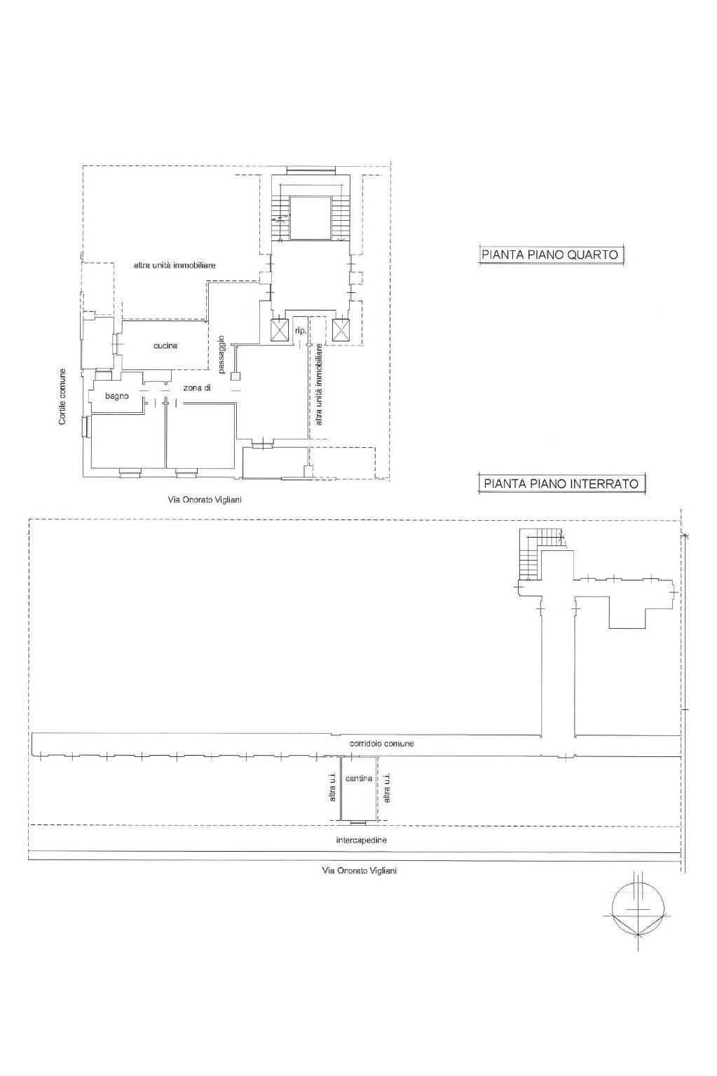 Apartment via Onorato Vigliani, 140, Torino (neighborhood Mirafiori Sud) - floor plans 1