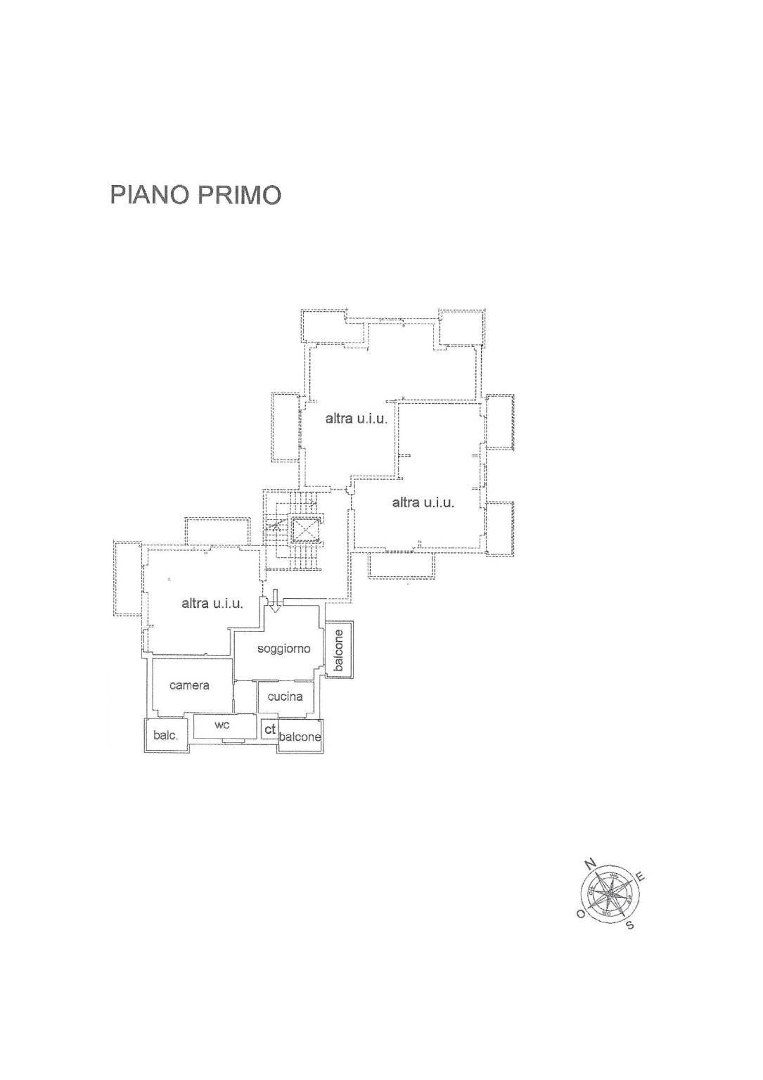 Three-room apartment via Sibilla Aleramo, Rivalta di Torino - floor plans 1
