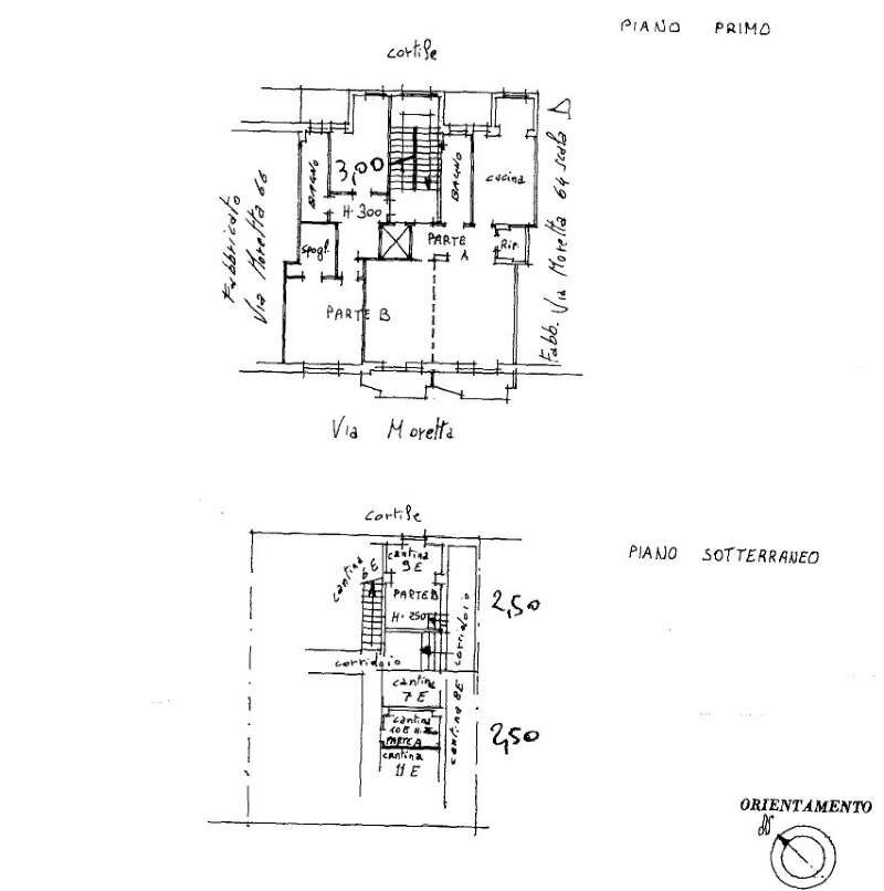 planimetria - Appartamento via Moretta, 64, Torino (zona Cenisia) - planimetria 1