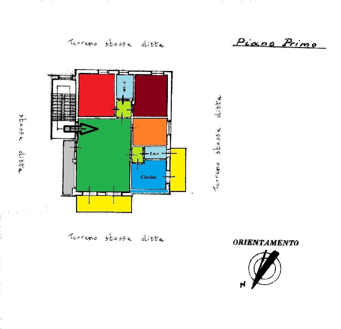Appartamento via Litteri, 9, Aci Castello - planimetria 1