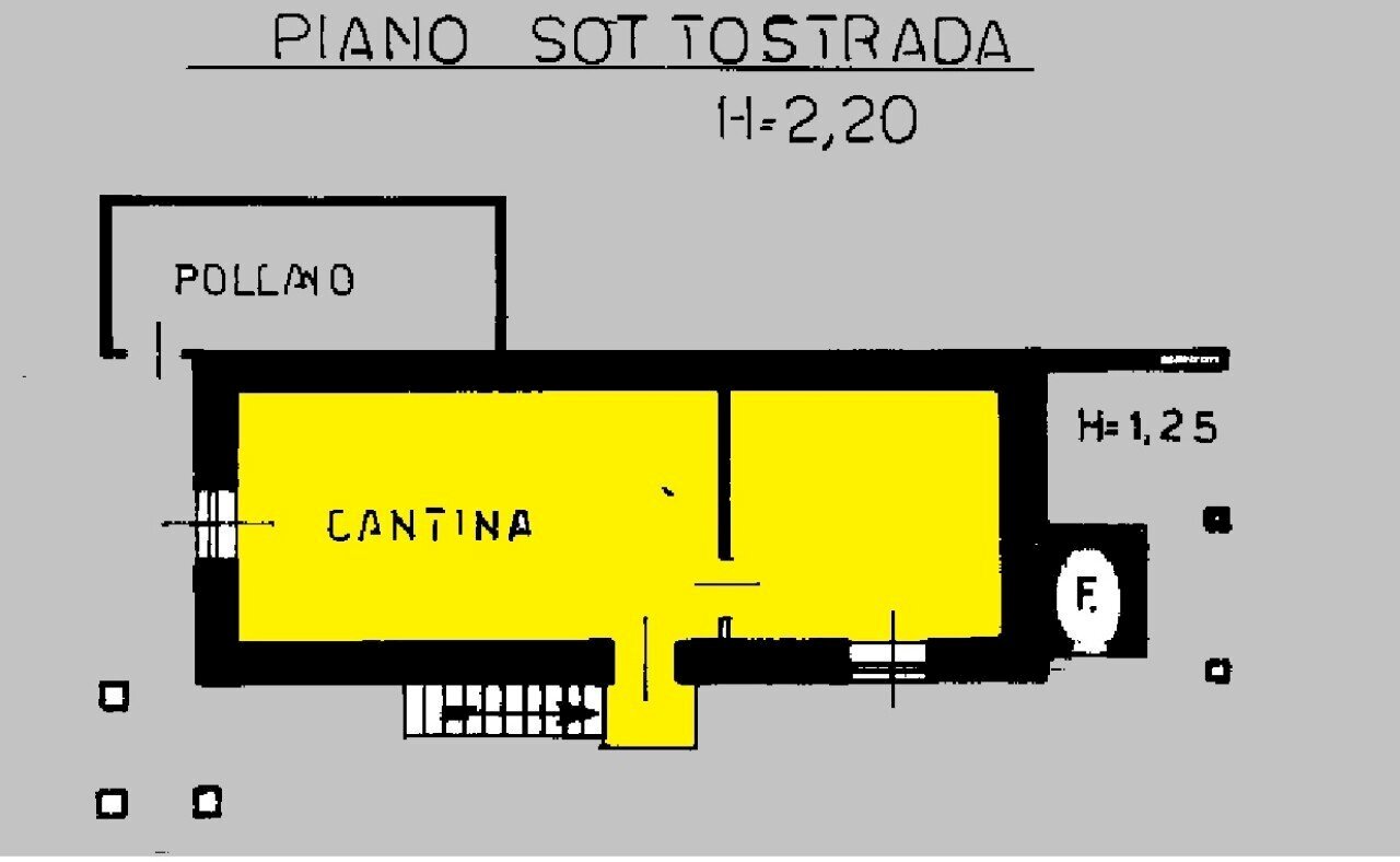 Independent house contrada Pianapuccia, Scafa - floor plans 1