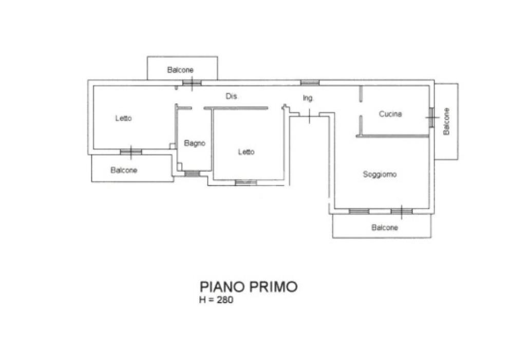 Porzione di casa Montelabbate, Montelabbate - planimetria 1
