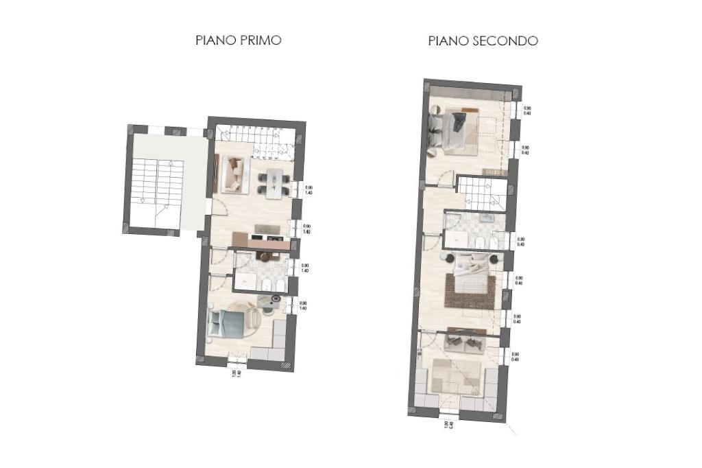 Appartamento Piazza della Repubblica, Castelfranco Emilia - planimetria 1