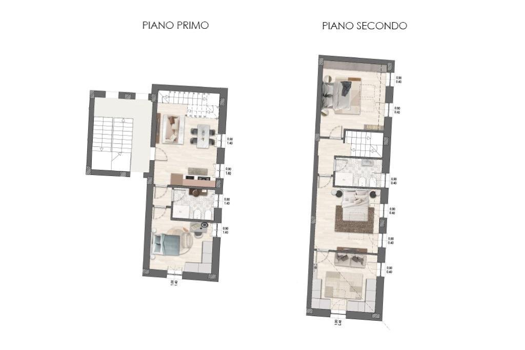Appartamento Piazza della Repubblica, Castelfranco Emilia - planimetria 1