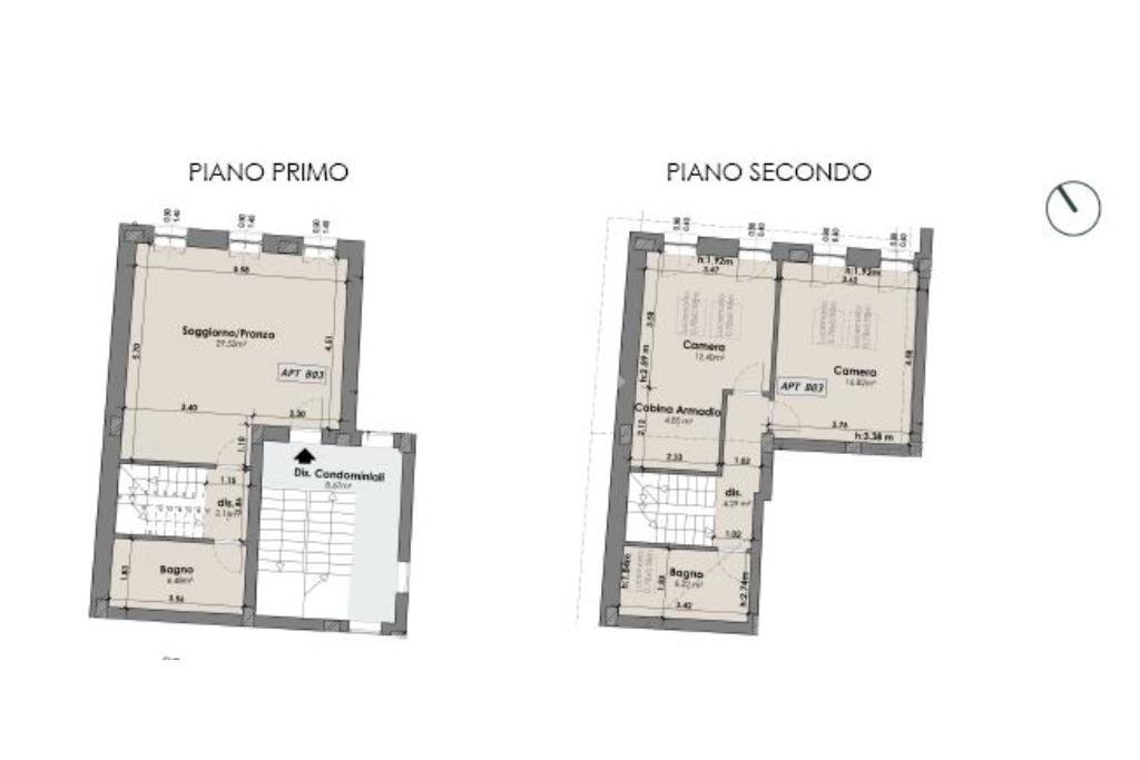 Trilocale Piazza della Repubblica, Castelfranco Emilia - planimetria 1