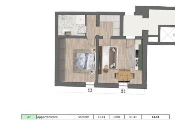 Bilocale Piazza della Repubblica, Castelfranco Emilia - foto 7