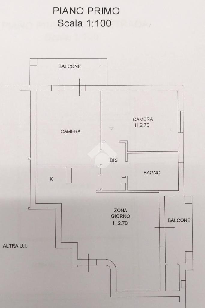 Three-room apartment Via don leo commissari, Lugo - floor plans 1