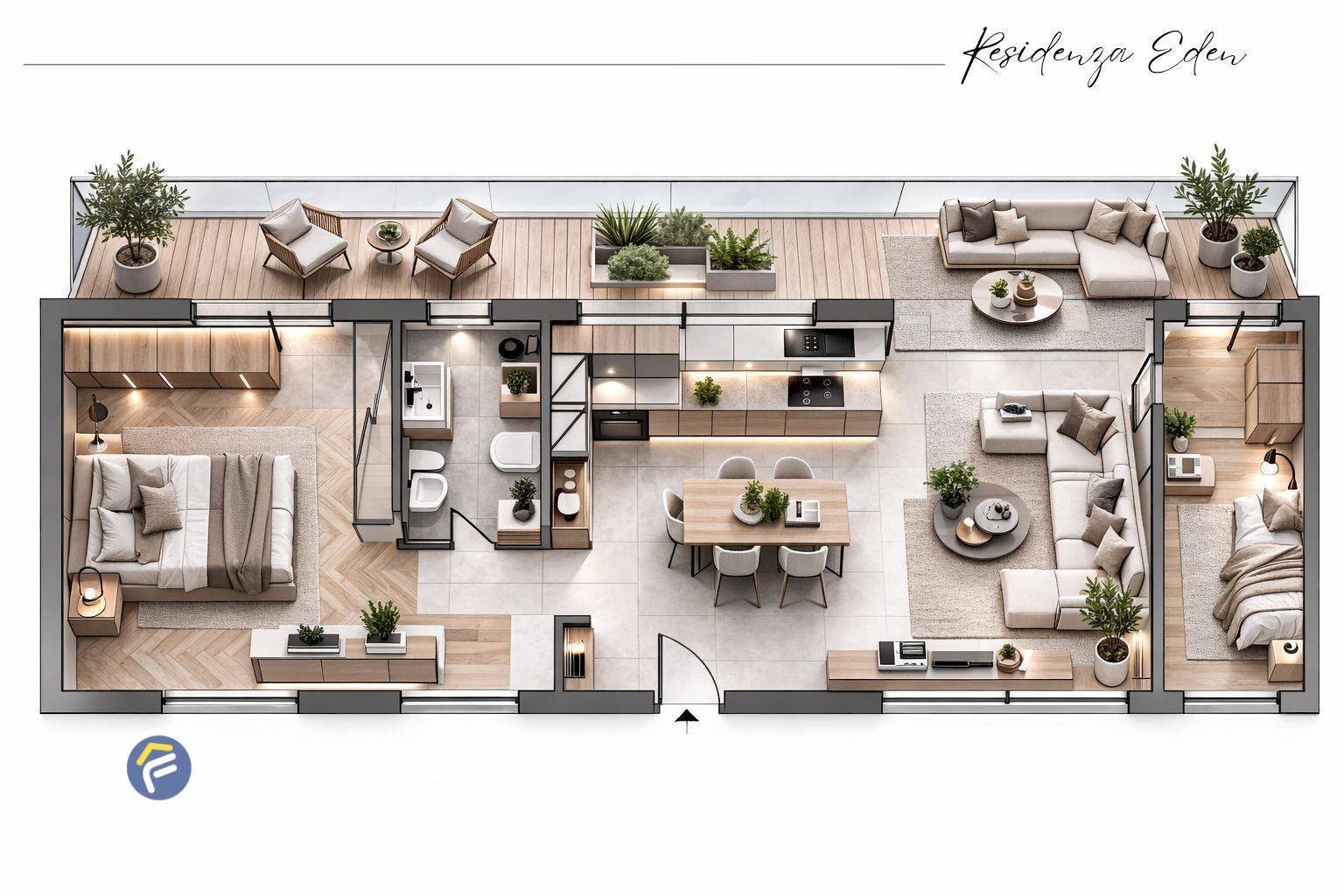 Foto 7 - Trilocale Via Villagrande
 
snc, Varazze - planimetria 1