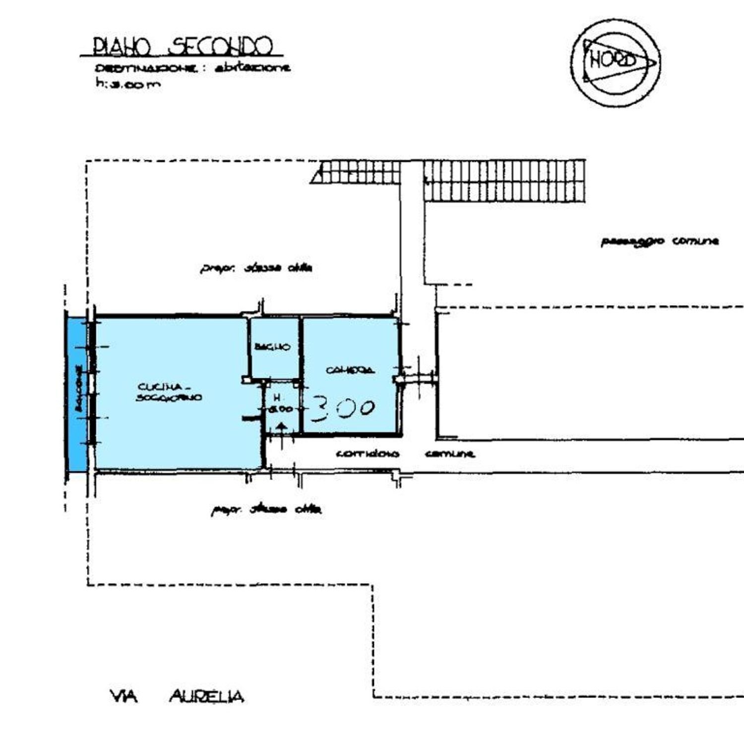 planimetria - Two-room apartment via aurelia 14
 
18, Cervo - floor plans 1