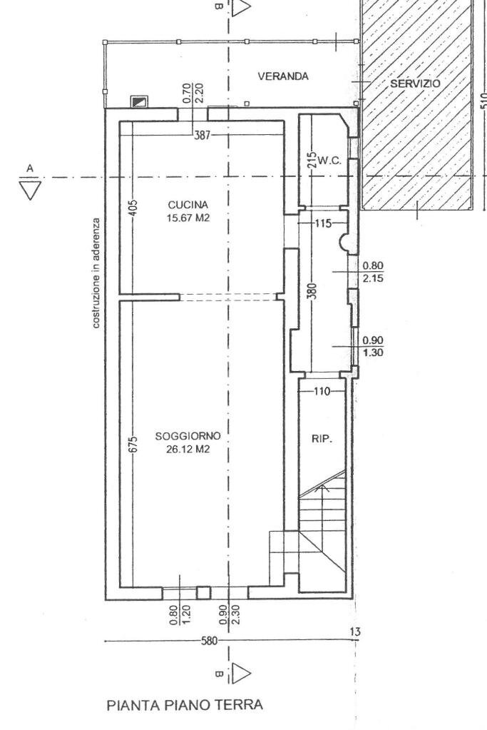 Casa indipendente Via Fiordalisi, Cervia - planimetria 1