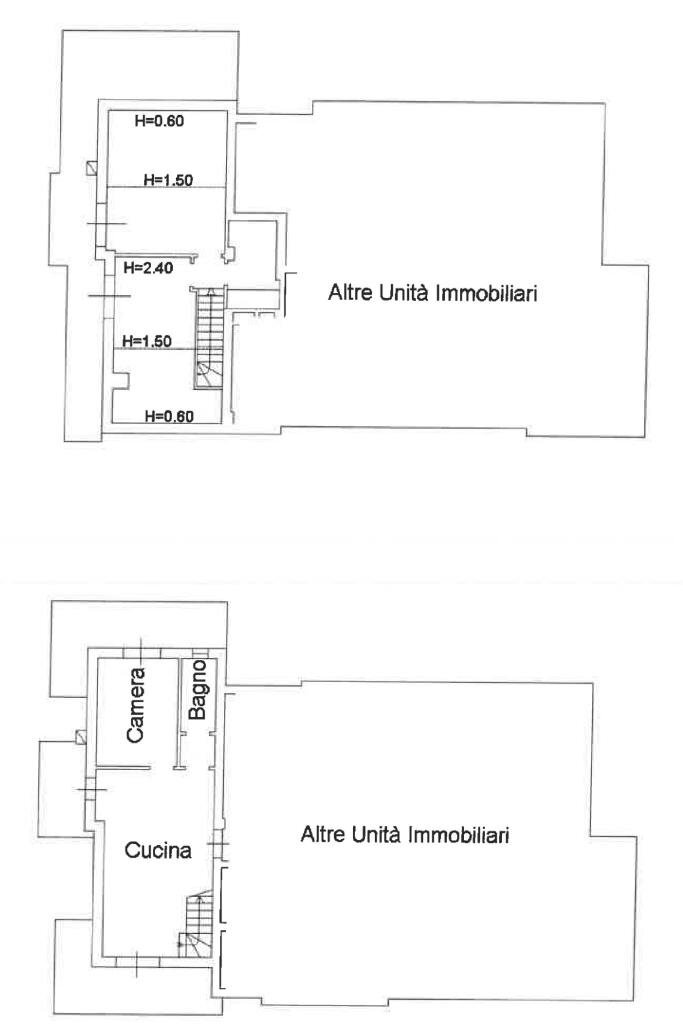 Trilocale Viale Cheren, Rimini - planimetria 1