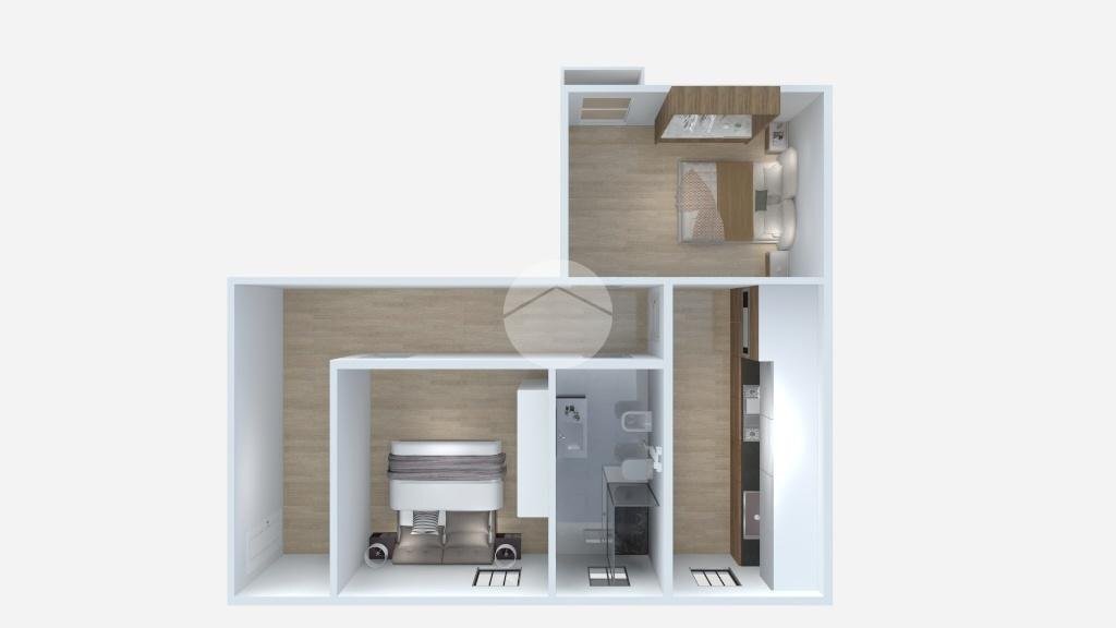 Bilocale Via Volvinio, Milano - planimetria 1