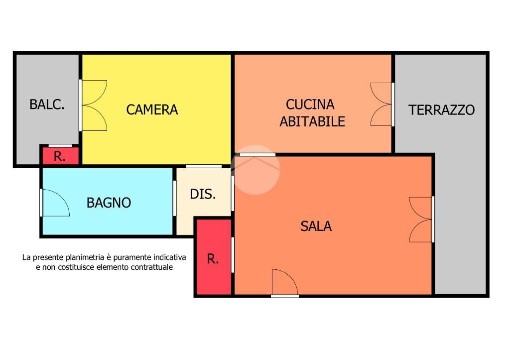 Trilocale Corso grosseto, Torino - planimetria 1
