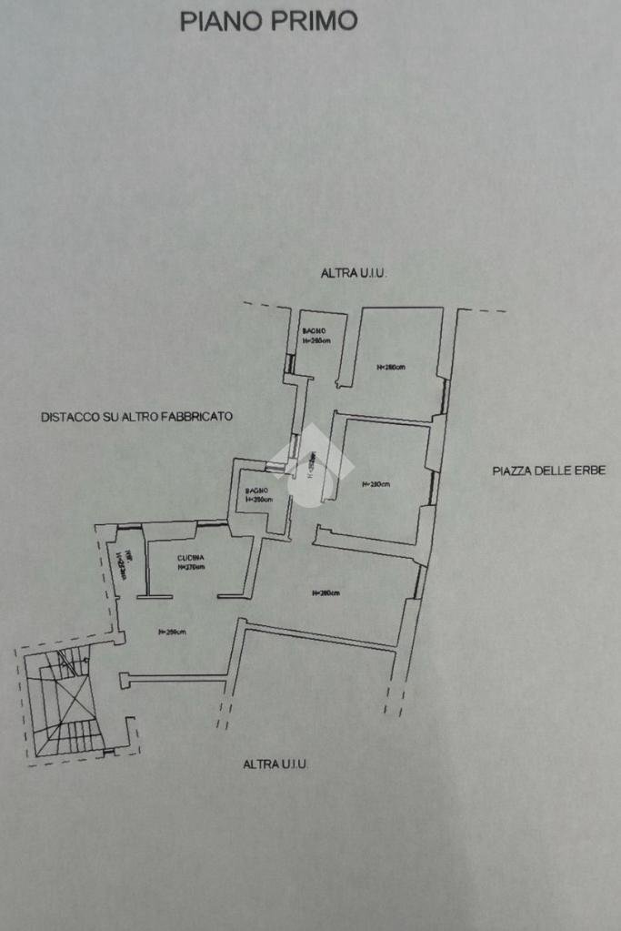 Quadrilocale Piazza delle Erbe, Genova (zona Centro Storico) - planimetria 1